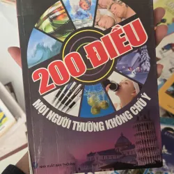 200 điều mọi người thường không chú ý 1010837