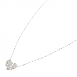 K18WG Dây chuyền kim cương hình trái tim 0.30CT - Hàng hiệu Chính hãng 863115