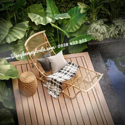 Ghế mây dài nằm thư giãn 564915