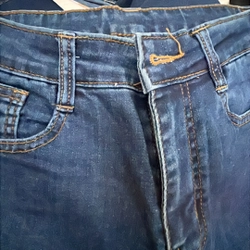 Quần jeans lưng cao xanh đậm 377478