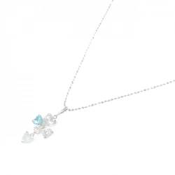 K14WG Heart Cubic Necklace - Hàng hiệu Authentic 857128