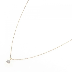 K18YG Solitaire Dây chuyền kim cương 0.1CT - Hàng hiệu Chính hãng 862462