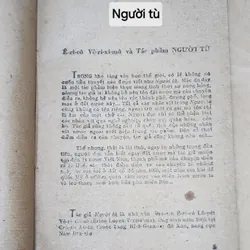 Tiểu thuyết NGƯỜI TÙ  708918