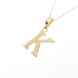 K18YG Chữ cái K Dây chuyền - Hàng hiệu Chính hãng 858922