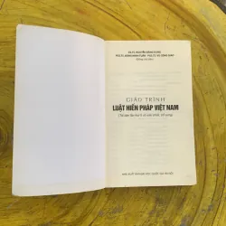 GIÁO TRÌNH LUẬT HIẾN PHÁP VIỆT NAM 1023328