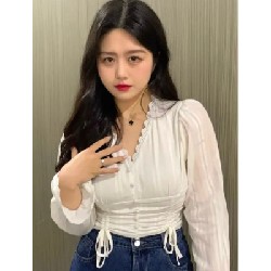 crop top rút dây size M còn mới (đã cắt mác, chưa sử dũng) 22884