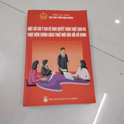 Một số lưu ý kê khai quyết toán thuế 