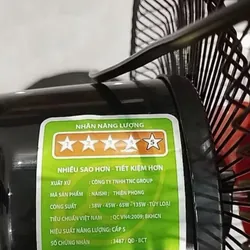 Quạt Cây Đứng Lỡ Công Nghiệp 5 Cánh NAISHI B400 Công Suất 45W - Động Cơ B4 16inch 701155