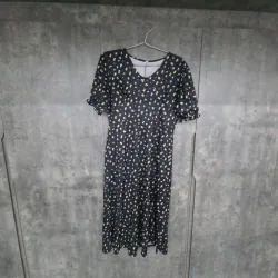 Đầm xẻ tà bông hoa nhỏ 