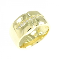 Nhẫn kim cương K18YG 0.06CT