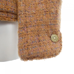 【Mã giảm giá】【Cổ điển】Áo khoác không cổ CHANEL 638212