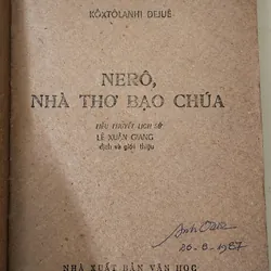 Văn học kinh điển: NERO NHÀ THƠ BẠO CHÚA 708989