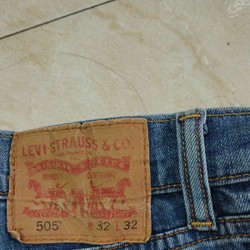 Quần jean nam Levi's, made in Indonesia,hàng xuất châu âu 
