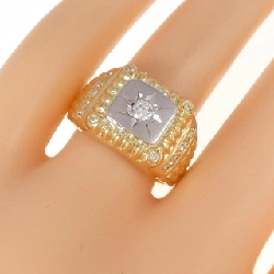 Nhẫn kim cương 0.24CT K18YG/PT900 666925