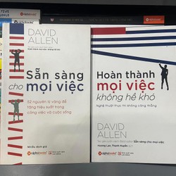 Combo 2c của tác giả David Allen  Sẵn sàng cho mọi việc Hoàn thành mọi việc đã bắt đầu 147961