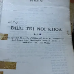 Sổ tay điều trị nội khoa 1-2, tài liệu dịch  1000303