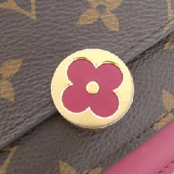 Ví xách tay Louis Vuitton Monogram Portefoy Fleur Chain M67404 621107