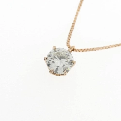 K18PG Solitaire Dây chuyền kim cương 0.310CT - Hàng hiệu Chính hãng 865465