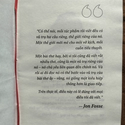Tiểu thuyết "Ánh Sáng Trắng" – Jon Fosse, sách cũ còn mới 95% 442020