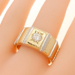 Nhẫn kim cương K18YG/PT900 0.43CT - Hàng hiệu Chính hãng 667361
