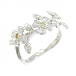 Nhẫn Sapphire Hoa PT900 0.07CT - Hàng hiệu Chính hãng