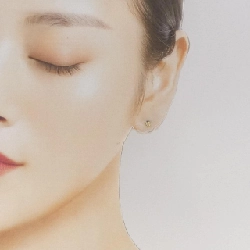 K18YG Bông tai hình trái tim kim cương - Hàng hiệu Chính hãng 863860