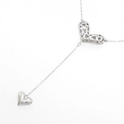 Dây chuyền kim cương hình trái tim K18WG 1.10CT - Hàng hiệu Chính hãng 857622