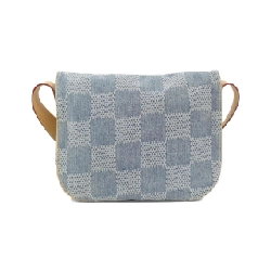Túi đeo chéo Louis Vuitton Damier Denim 3D Montsouris Messenger 2024PF N40743 612239