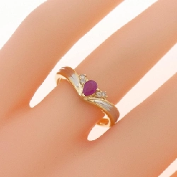 Nhẫn Ruby K18YG/PT900 0.20CT - Hàng hiệu Chính hãng 853546