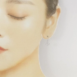 Bông tai kim cương hoa PT950 0.04CT - Hàng hiệu Chính hãng 870734