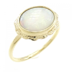 Nhẫn Opal K18YG 0.96CT - Hàng hiệu Chính hãng