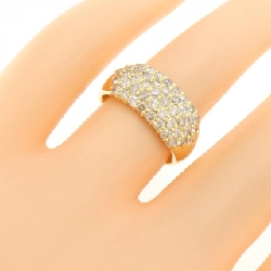 Nhẫn kim cương Pavé K18YG 1.00CT 672271