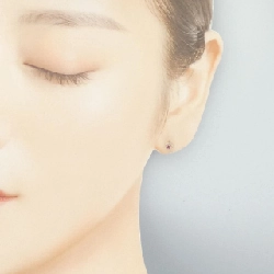 K18YG Bông tai Ruby 0.10CT - Hàng hiệu Chính hãng 873838