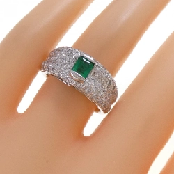 Nhẫn Emerald PT900 0.35CT - Hàng hiệu Chính hãng 849175