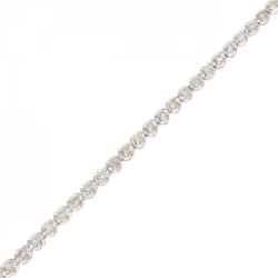 K18WG Vòng tay kim cương - Hàng hiệu Authentic