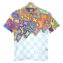 Áo thun in họa tiết Damier LVT của Louis Vuitton HKY74WNPG - Hàng hiệu Chính hãng