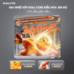 Nồi chiên hơi nước Kalite Steam Ultra 360 4in1 công nghệ SteamTech Fusion 360, chính hãng 572985