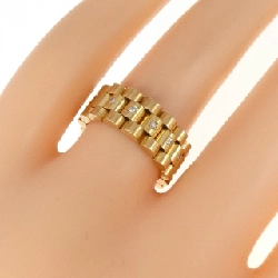 Nhẫn kim cương K18YG 667353