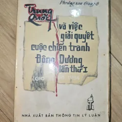 Trung quốc và việc giải quyết cuộc chiến tranh Đông Dương lần thứ I