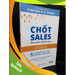 (TẶNG BOOKMARK) Chốt sale đàm phán thành công mới 80% bẩn bìa, ố nhẹ 2018 RBK1209 Stephen M.R.Covey MARKETING KINH DOANH