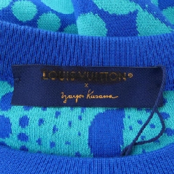 Louis Vuitton LOUIS VUITTON LV×YK Áo len cổ tròn toàn bộ hình bí ngô HON38WJL4 Yayoi Kusama - Hàng hiệu Chính hãng 893181