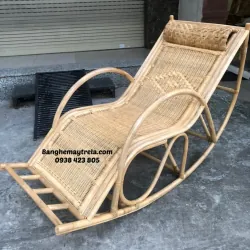 Ghế thư giãn bập bênh 100% mây tự nhiên 718233