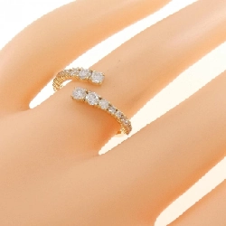 【Sản phẩm mới】Nhẫn kim cương K18YG 0.63CT 673025