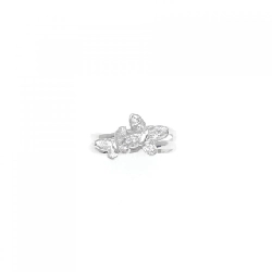 Nhẫn kim cương bướm K18WG 0.04CT 672122