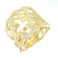 Nhẫn kim cương 750YG - Hàng hiệu Authentic