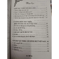 Văn hóa dòng họ - 2009 - 171 trang LỊCH SỬ - CHÍNH TRỊ - TRIẾT HỌC ANTQ1301 909969
