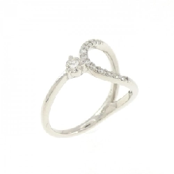 【Sản phẩm mới】Nhẫn ngón út kim cương PT950 0.14CT