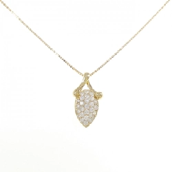 K18YG Pave Diamond Necklace 1.40CT - Hàng hiệu Chính hãng