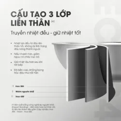 Chảo inox liền khối Kalite – Combo hoàn hảo cho món chiên, xào mỗi ngày 🍲 711542