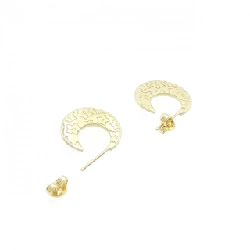 Bông tai hoa 750YG - Hàng hiệu Authentic 872923